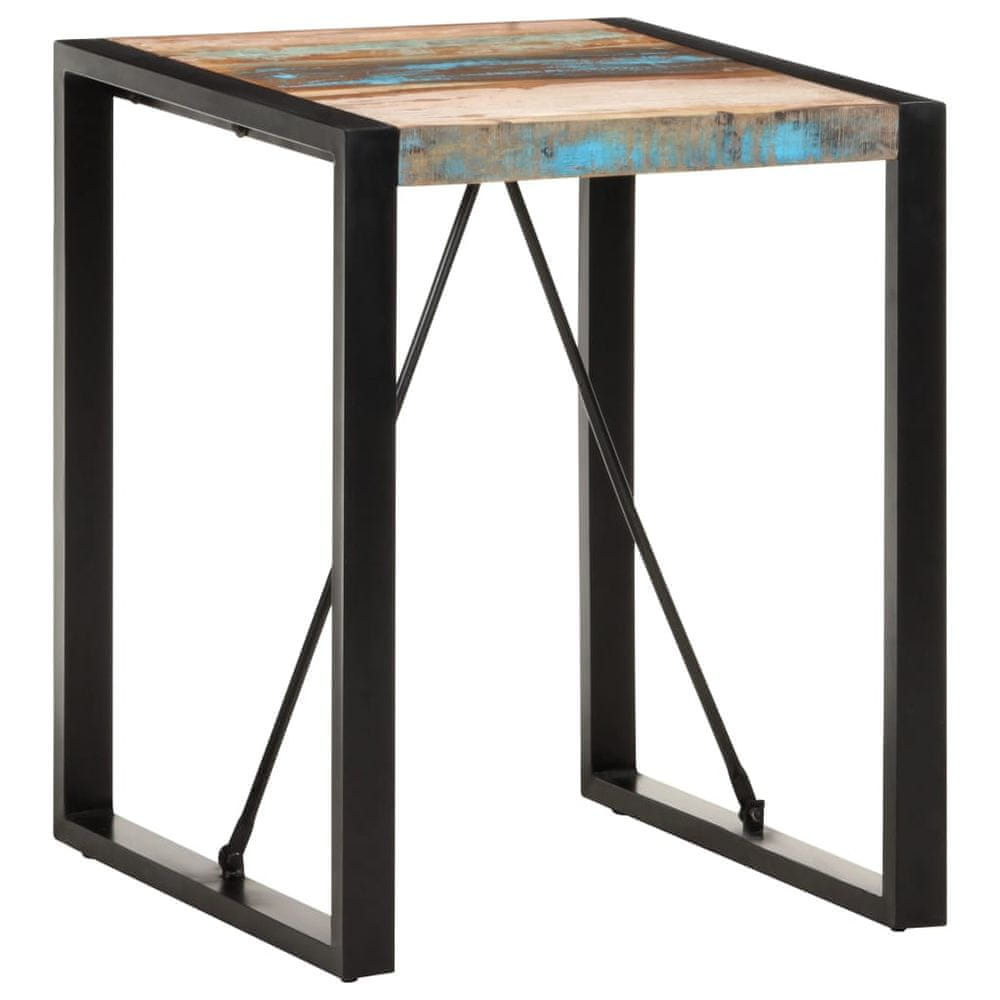 Petromila vidaXL Jedálenský stôl 60x60x75 cm, recyklovaný masív